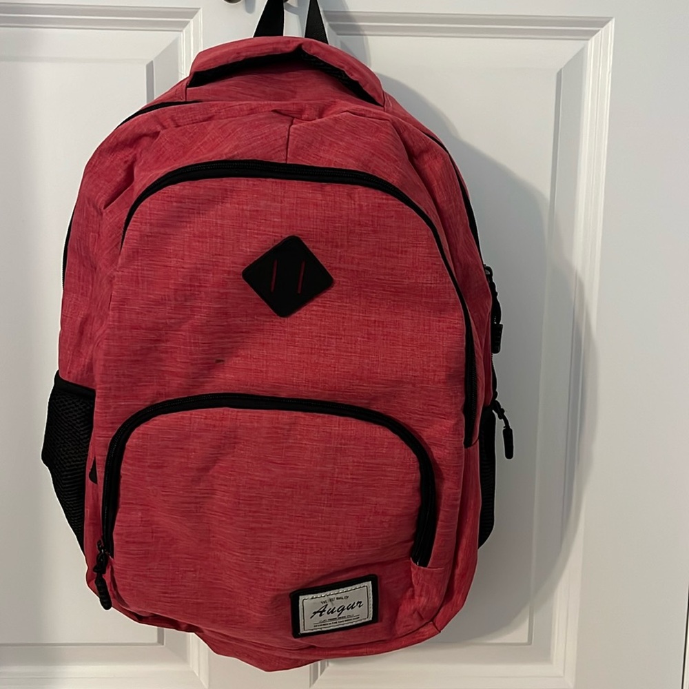 Augur hot pink backpack.  Lightly used. Clean and great shape!